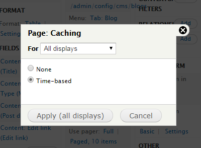 Drupal - Views caching 2